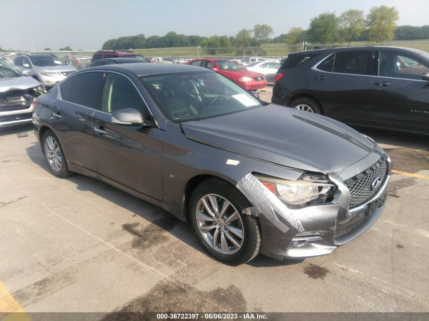 2014 INFINITI Q50 PREMIUM/SPORT - JN1BV7AR4EM694307