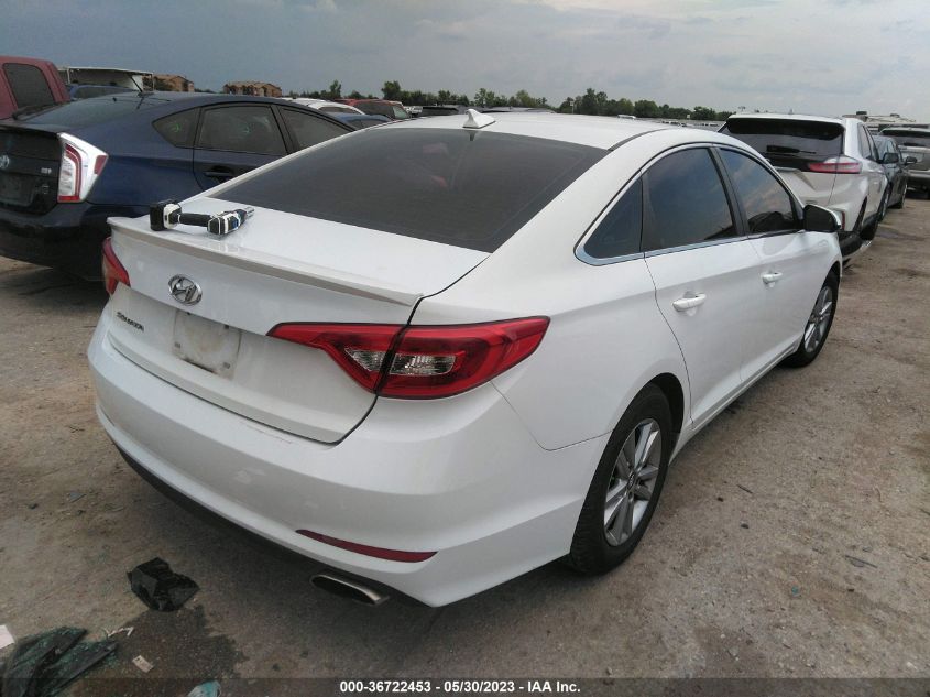 2015 HYUNDAI SONATA 2.4L SE - 5NPE24AF4FH200756