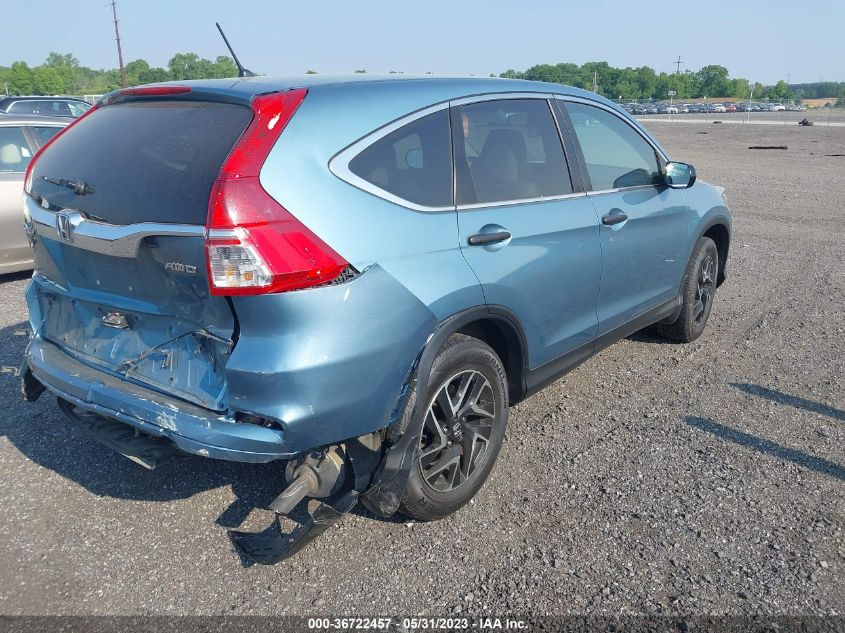 2016 HONDA CR-V EX - 2HKRM4849GH609403