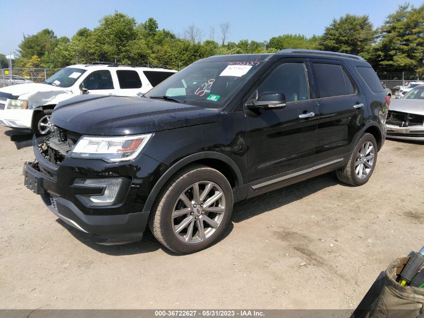 2017 FORD EXPLORER LIMITED - 1FM5K8F8XHGA35414