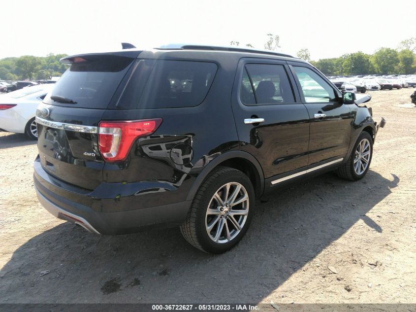 2017 FORD EXPLORER LIMITED - 1FM5K8F8XHGA35414