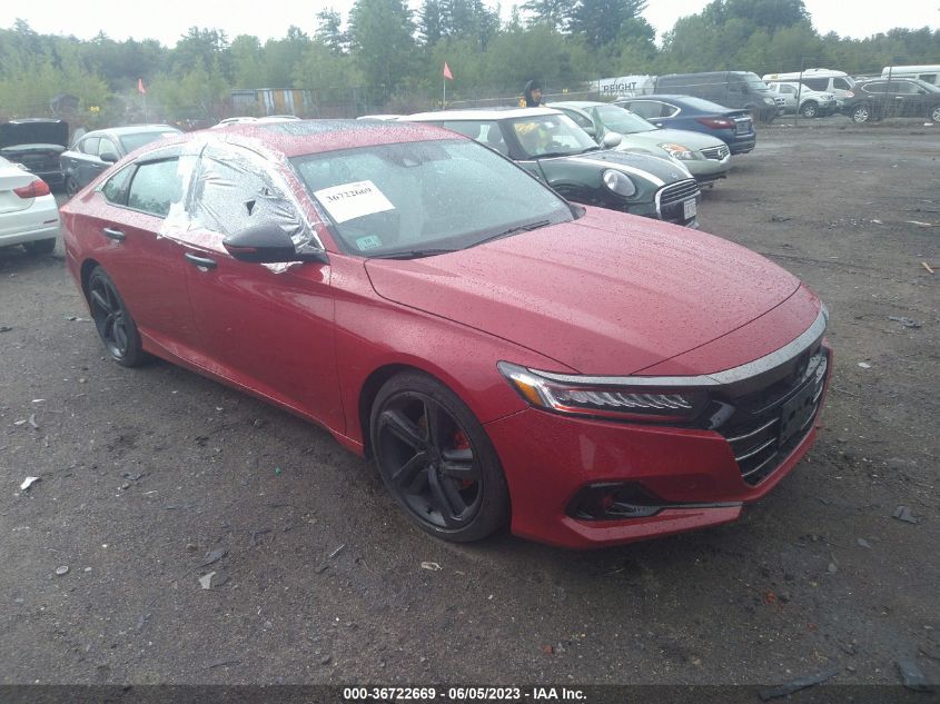 2021 HONDA ACCORD SEDAN SPORT - 1HGCV2F39MA028134