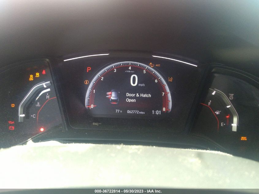 2019 HONDA CIVIC HATCHBACK SPORT - SHHFK7H42KU415280