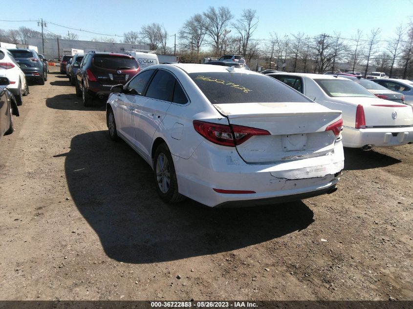 2017 HYUNDAI SONATA 2.4L - 5NPE24AF9HH502837