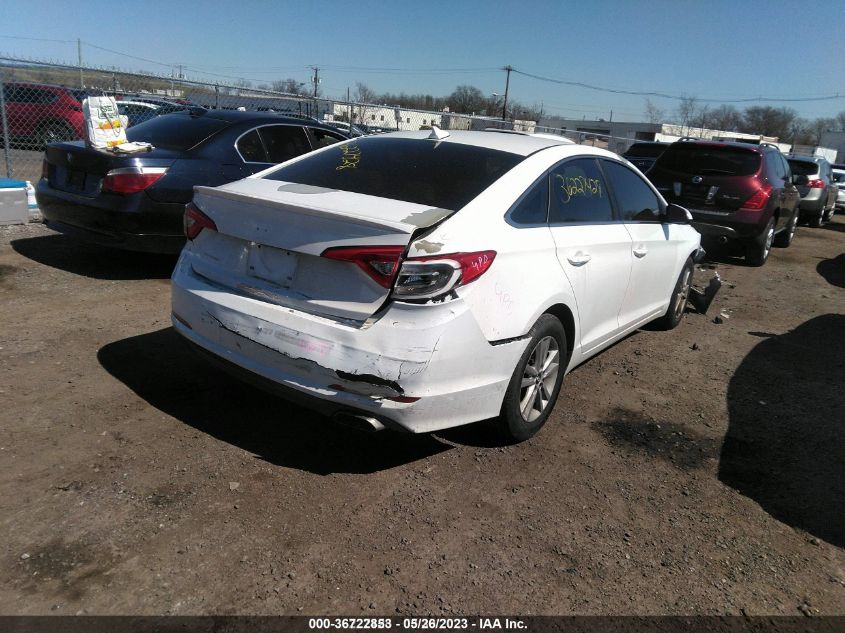 2017 HYUNDAI SONATA 2.4L - 5NPE24AF9HH502837