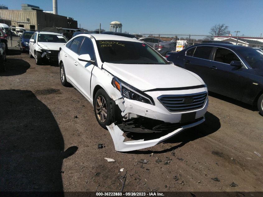 2017 HYUNDAI SONATA 2.4L - 5NPE24AF9HH502837