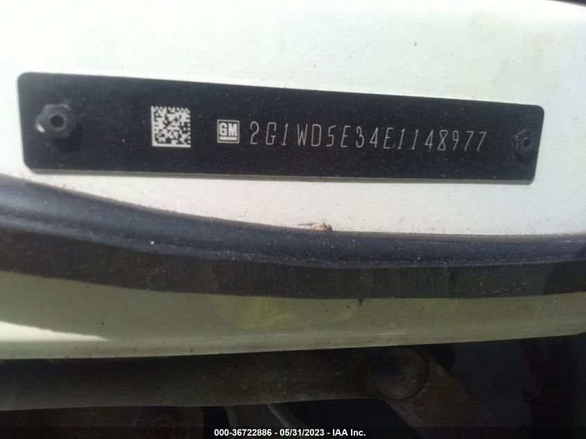 2014 CHEVROLET IMPALA LIMITED POLICE POLICE - 2G1WD5E34E1148977