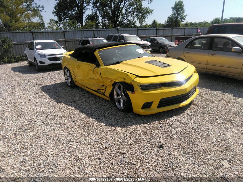 2015 CHEVROLET CAMARO SS - 2G1FK3DJ3F9232477