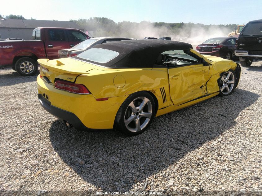 2015 CHEVROLET CAMARO SS - 2G1FK3DJ3F9232477