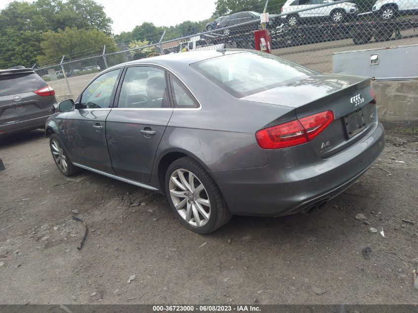 2014 AUDI A4 PREMIUM - WAUBFAFL0EN030718