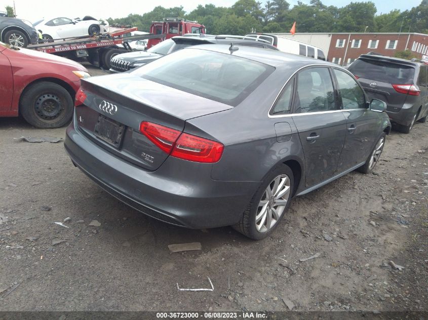 2014 AUDI A4 PREMIUM - WAUBFAFL0EN030718