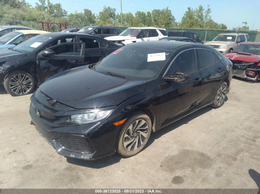 2018 HONDA CIVIC HATCHBACK LX - SHHFK7H22JU431282