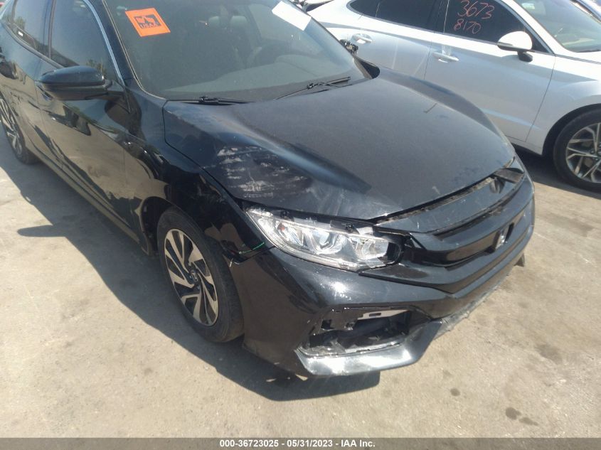 2018 HONDA CIVIC HATCHBACK LX - SHHFK7H22JU431282