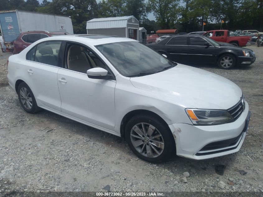 2015 VOLKSWAGEN JETTA SEDAN 1.8T SE W/CONNECTIVITY - 3VWD07AJ7FM402277