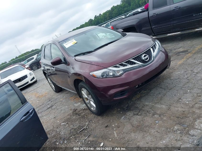 2013 NISSAN MURANO S - JN8AZ1MU2DW203153