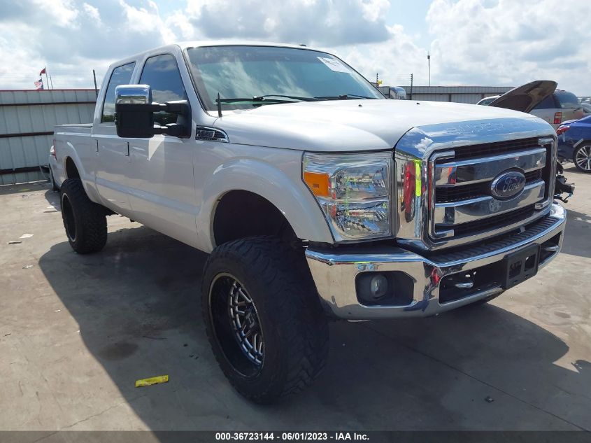 2016 FORD SUPER DUTY F-250 SRW LARIAT/PLATINUM - 1FT7W2B67GED23064