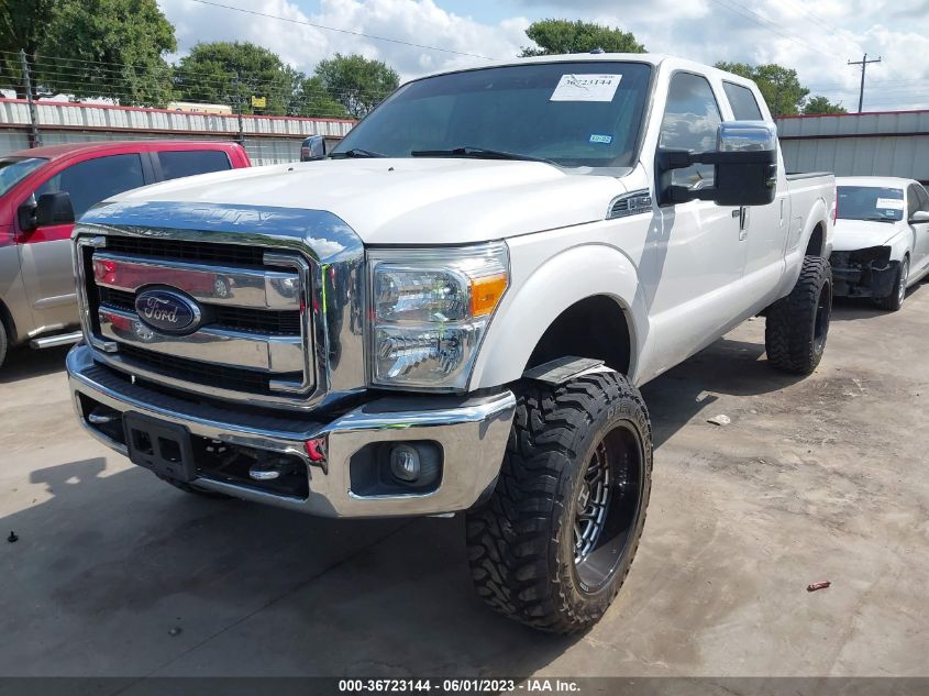 2016 FORD SUPER DUTY F-250 SRW LARIAT/PLATINUM - 1FT7W2B67GED23064