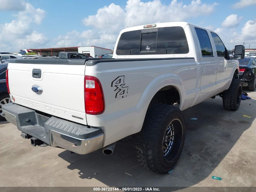2016 FORD SUPER DUTY F-250 SRW LARIAT/PLATINUM - 1FT7W2B67GED23064