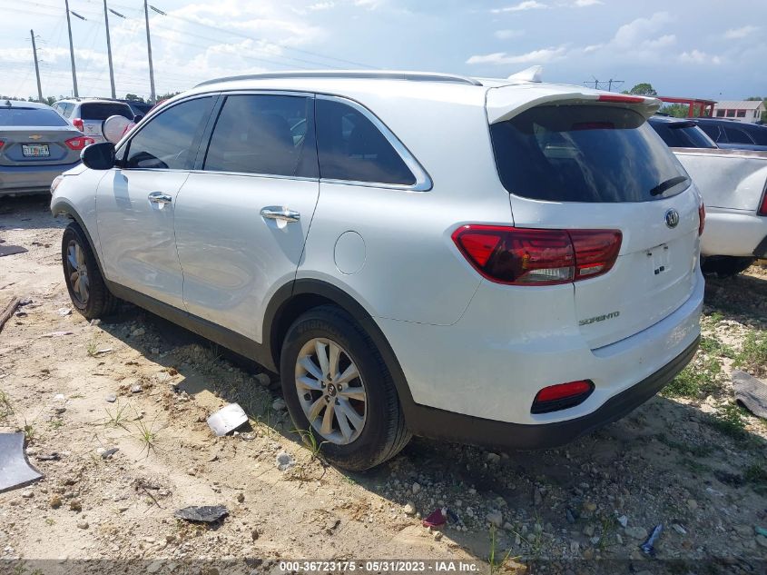 2019 KIA SORENTO LX - 5XYPG4A35KG524302