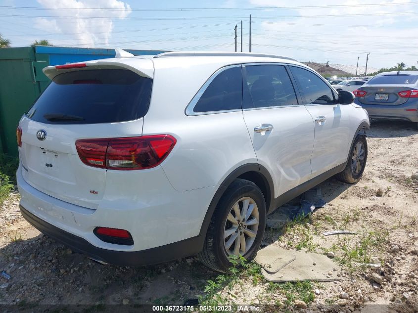 2019 KIA SORENTO LX - 5XYPG4A35KG524302