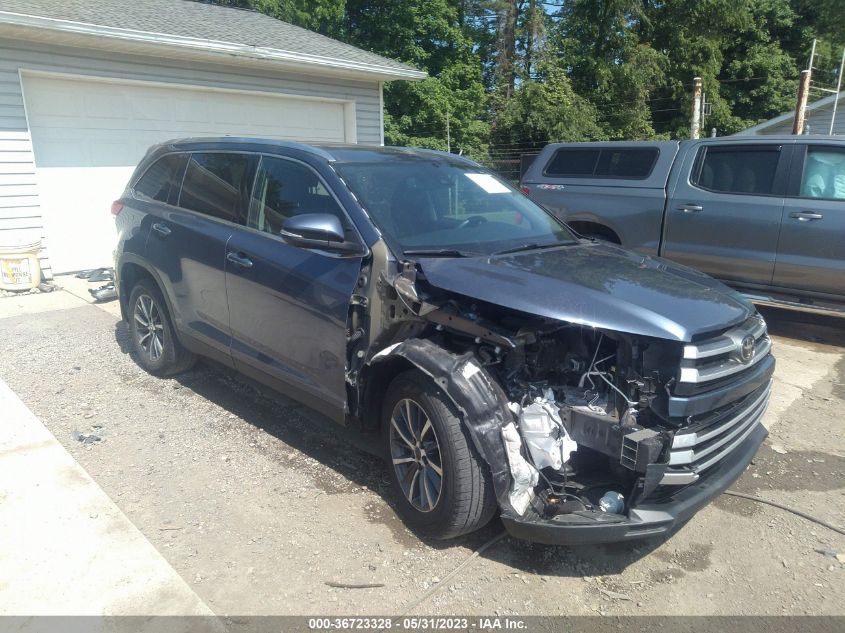 2019 TOYOTA HIGHLANDER SE/XLE - 5TDJZRFH6KS731642