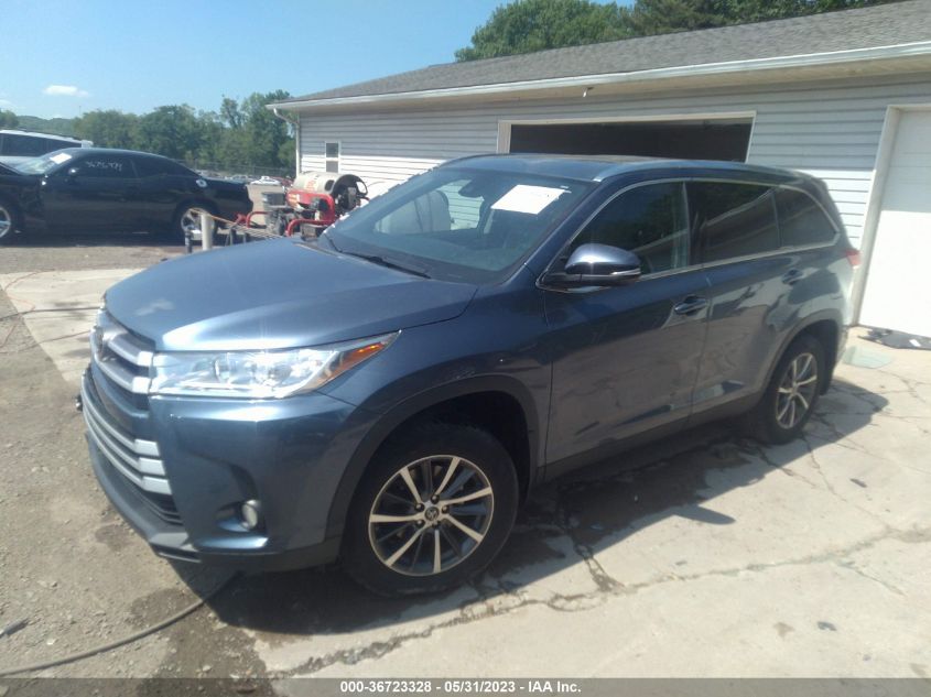 2019 TOYOTA HIGHLANDER SE/XLE - 5TDJZRFH6KS731642