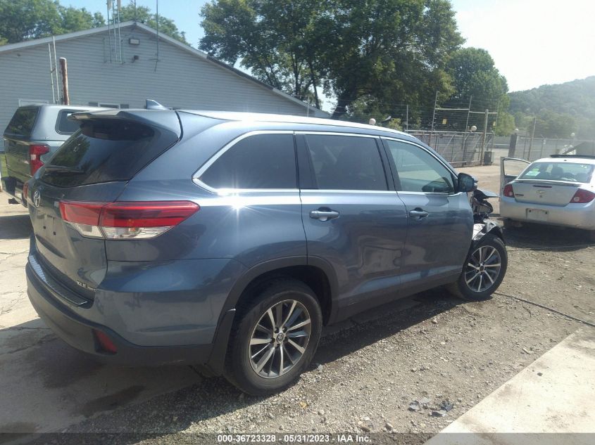 2019 TOYOTA HIGHLANDER SE/XLE - 5TDJZRFH6KS731642