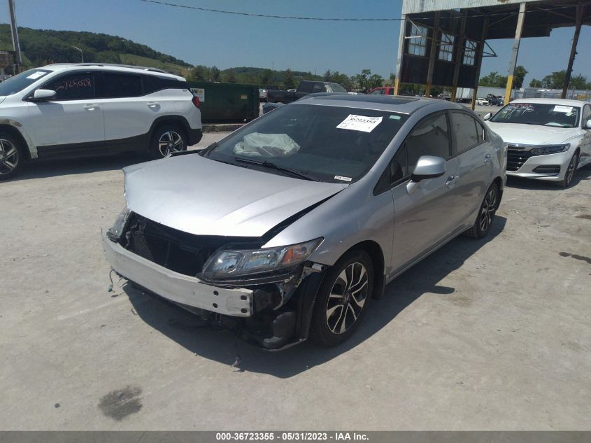 2013 HONDA CIVIC SDN EX-L - 19XFB2F96DE087583