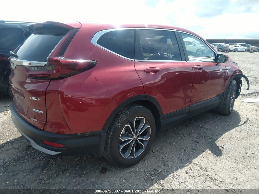 VIN 7FART6H84ME028956 2021 HONDA CR-V HYBRID EX-L