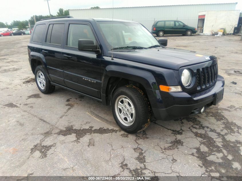 2017 JEEP PATRIOT SPORT - 1C4NJRBB0HD105633