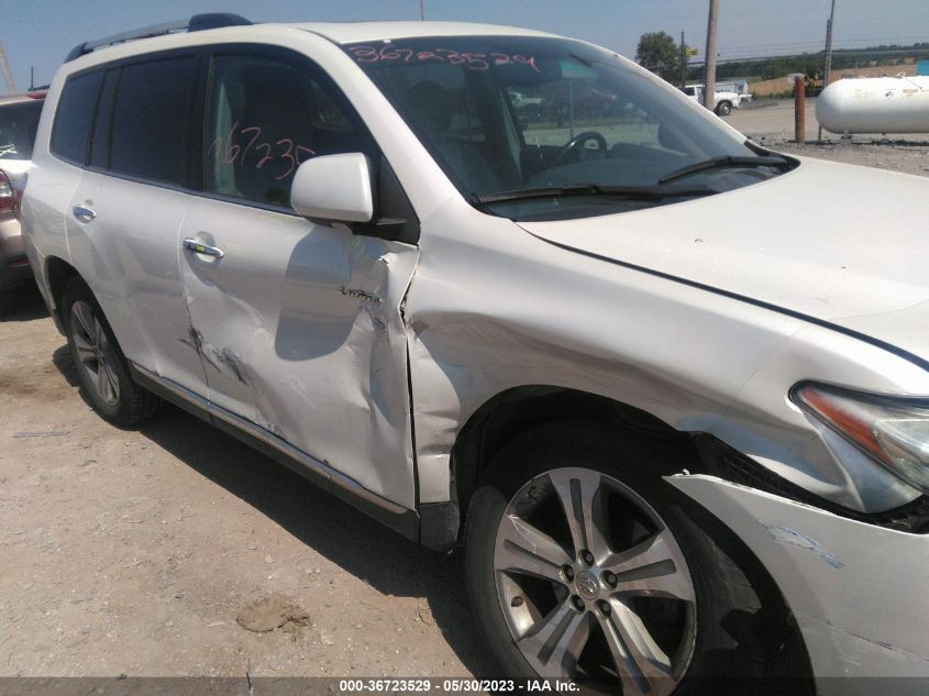 2013 TOYOTA HIGHLANDER LIMITED - 5TDDK3EH1DS198103