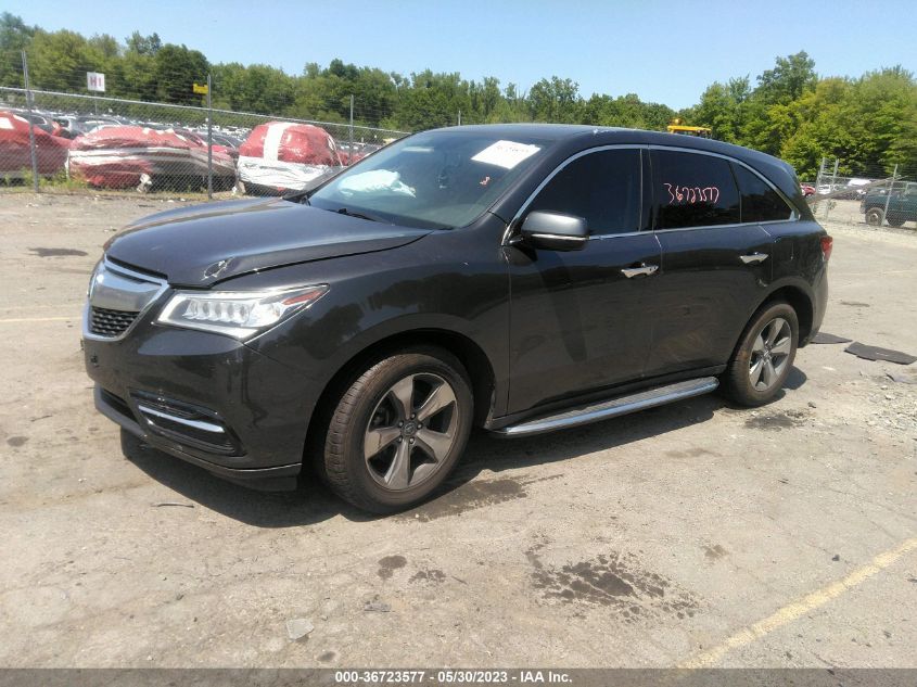 2014 ACURA MDX - 5FRYD4H22EB024599