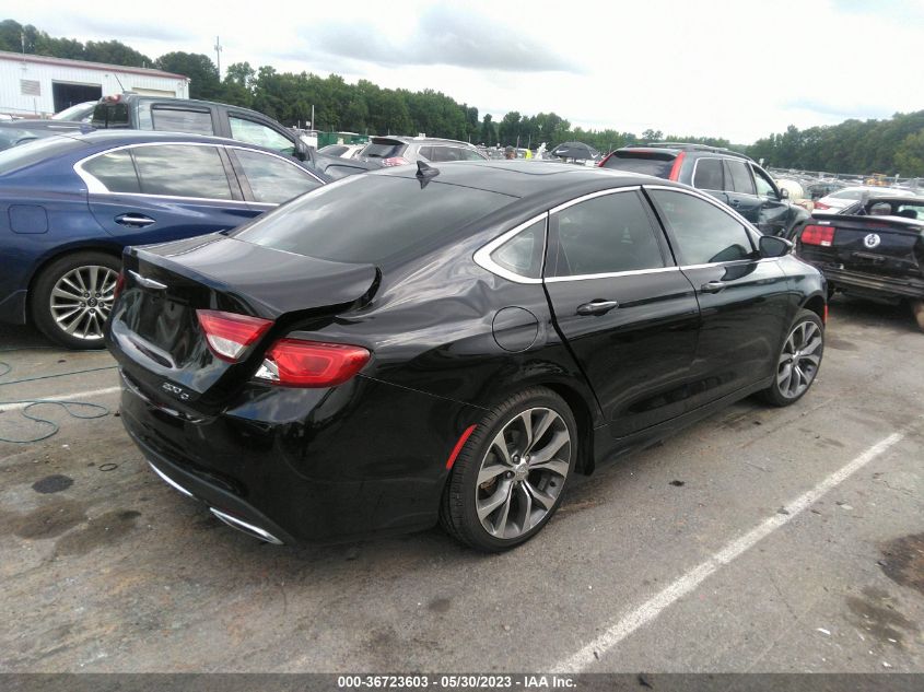 2015 CHRYSLER 200 C - 1C3CCCCG8FN673374