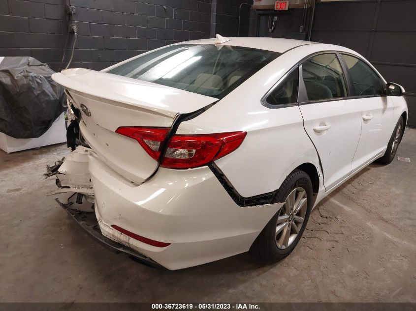 2015 HYUNDAI SONATA 2.4L SE - 5NPE24AFXFH084768