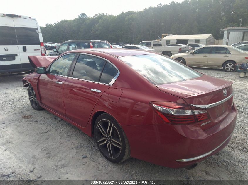 2017 HONDA ACCORD SEDAN SPORT - 1HGCR2F57HA097271