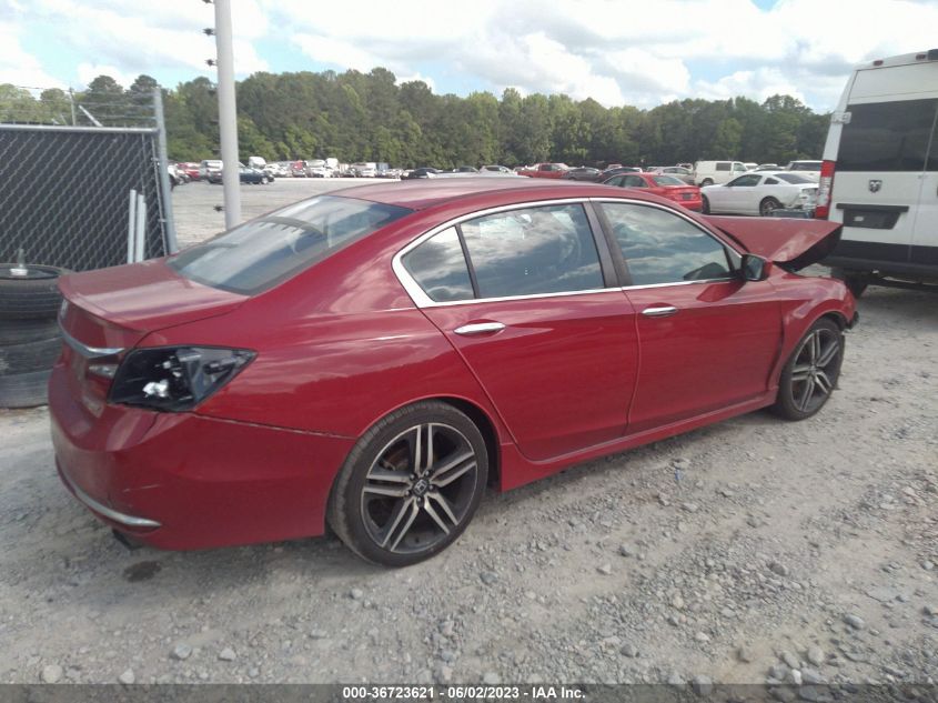 2017 HONDA ACCORD SEDAN SPORT - 1HGCR2F57HA097271