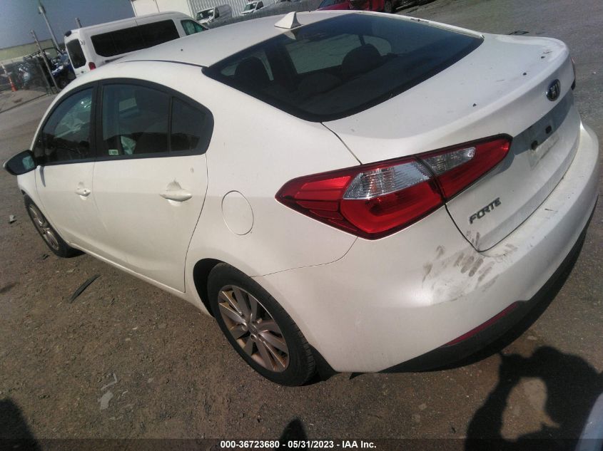 2015 KIA FORTE LX - KNAFX4A64F5435810