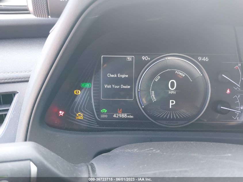 2019 LEXUS UX UX 250H - JTHU9JBH0K2001106