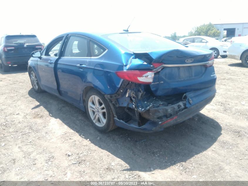 2018 FORD FUSION SE - 3FA6P0HD7JR158257