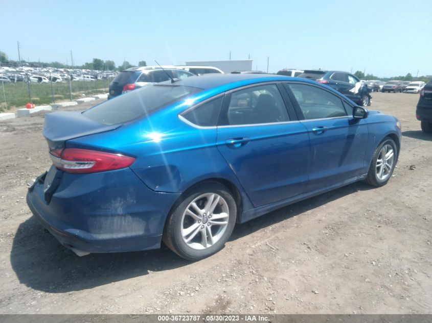 2018 FORD FUSION SE - 3FA6P0HD7JR158257