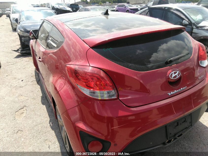 2014 HYUNDAI VELOSTER TURBO - KMHTC6AE2EU190560