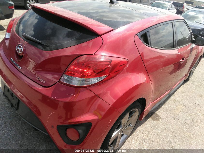 2014 HYUNDAI VELOSTER TURBO - KMHTC6AE2EU190560