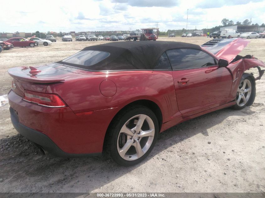2014 CHEVROLET CAMARO SS - 2G1FK3DJ0E9164427