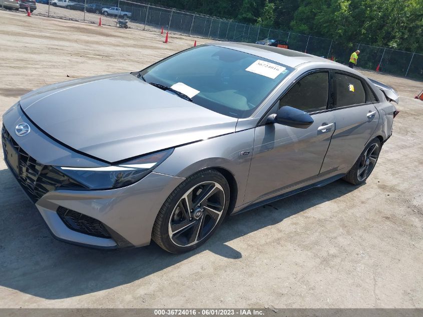 2023 HYUNDAI ELANTRA N LINE - KMHLR4AF4PU419786