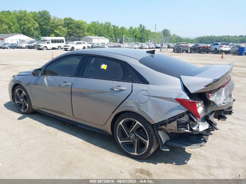 2023 HYUNDAI ELANTRA N LINE - KMHLR4AF4PU419786