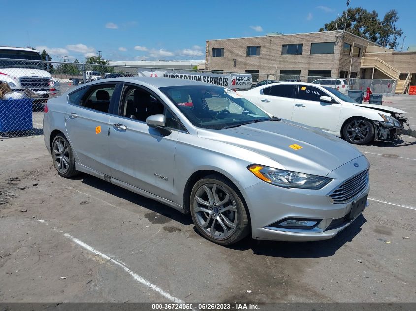 2017 FORD FUSION HYBRID SE - 3FA6P0LU6HR324835