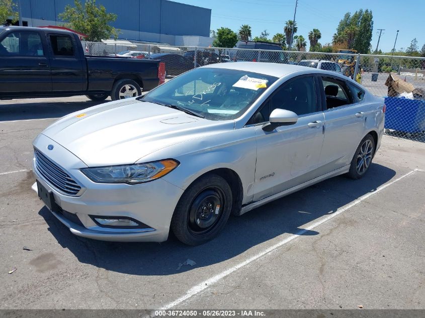 2017 FORD FUSION HYBRID SE - 3FA6P0LU6HR324835