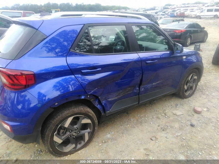 2022 HYUNDAI VENUE LIMITED - KMHRC8A33NU203658