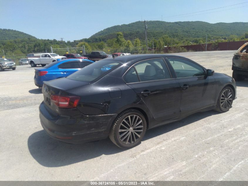 2016 VOLKSWAGEN JETTA SEDAN 1.8T SPORT - 3VWD17AJ5GM244200