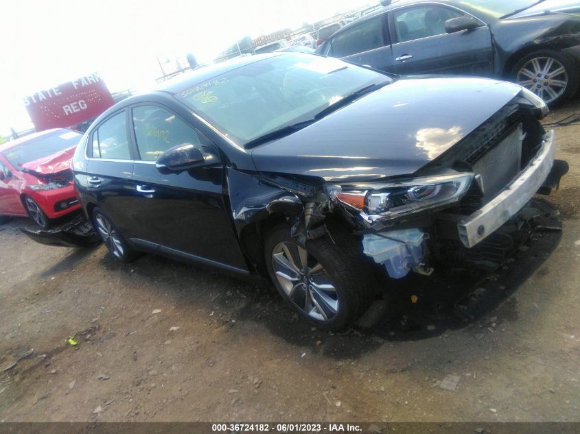 2017 HYUNDAI IONIQ HYBRID LIMITED - KMHC85LC4HU017683